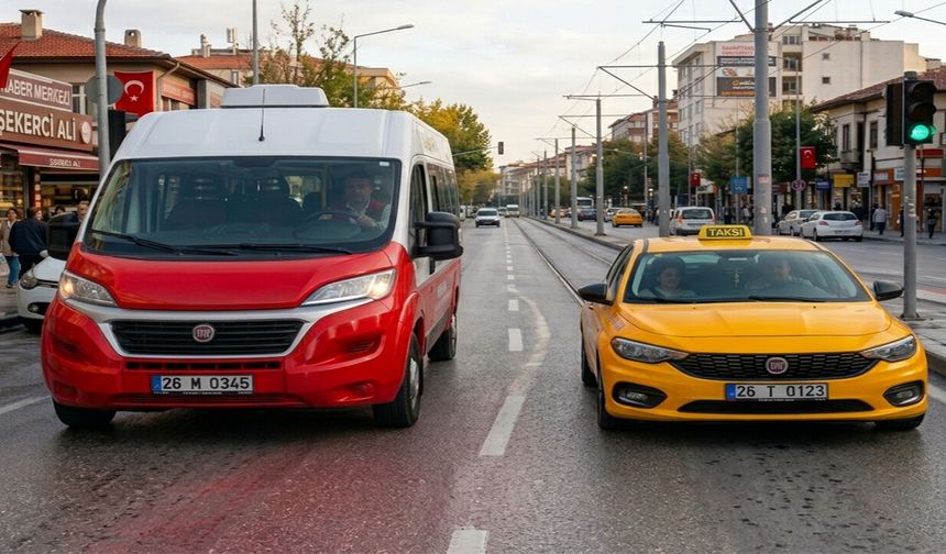 Eskişehir’de minibüs ve taksi ücretlerine zam geldi