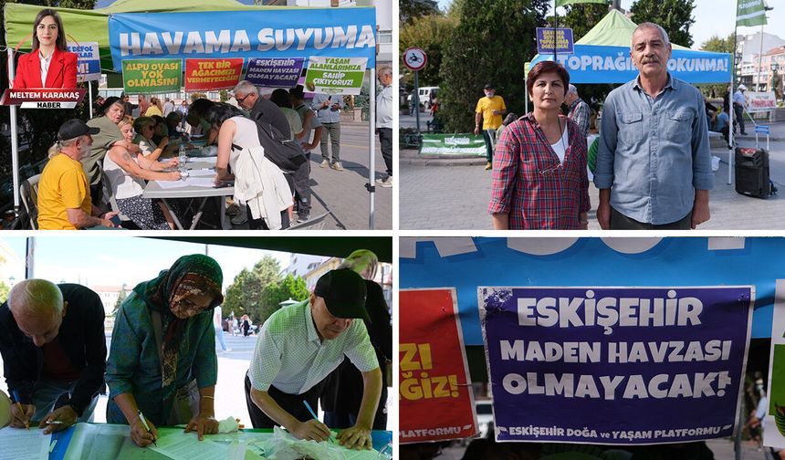 Eskişehirlileri göç etmek zorunda bırakacaklar: Vahşi madenciliğe karşı binlerce imza