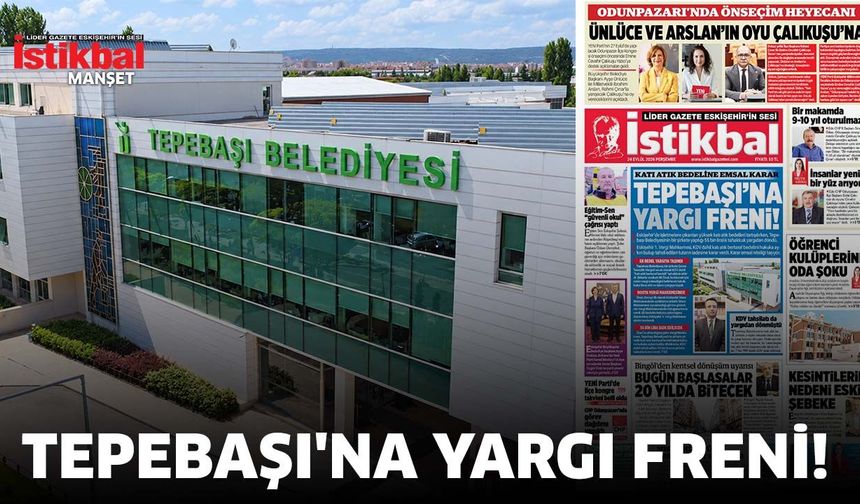 Tepebaşı'na yargı freni!