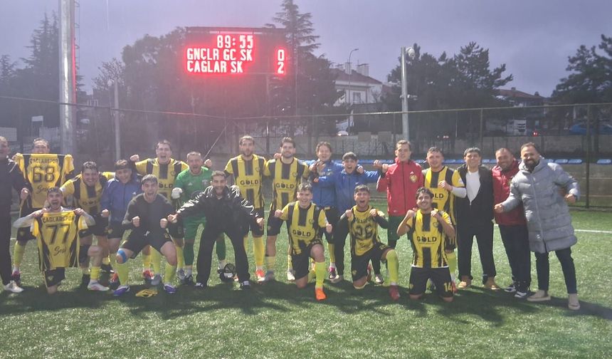 Çağlarspor'dan favoriye tokat