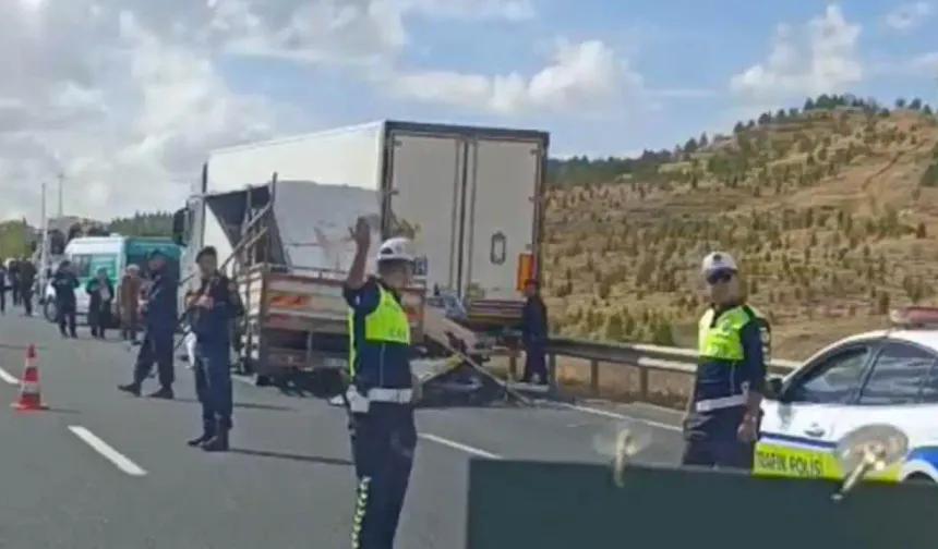Eskişehir-Ankara yolunda korkutan kaza: 1 kişi hayatını kaybetti