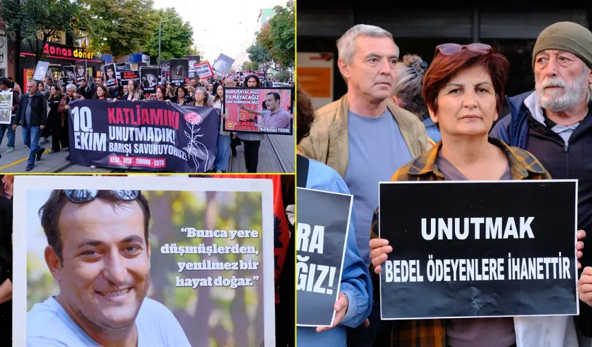Eskişehir'de 10 Ekim anması: "Acımız hala çok taze"