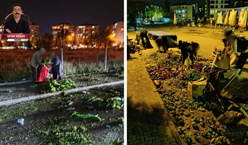 Eskişehir’de akşam pazarında acı tablo!