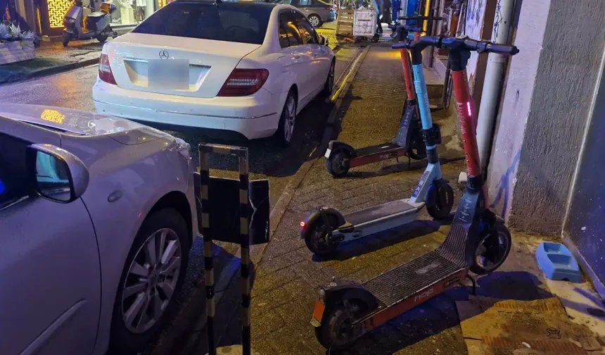 Eskişehir’de elektrikli scooter tartışması! Kaldırımlardaki görüntüler tepki çekiyor