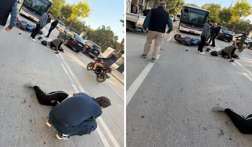 Eskişehir’de sabah saatlerinde korkutan kaza!