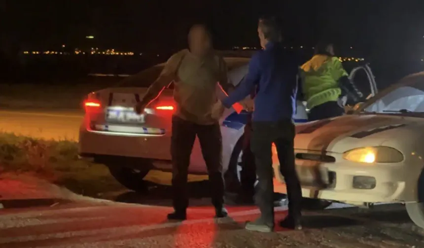 Eskişehir’de trafik denetiminde ilginç anlar! "Size yakalanmam" dedi