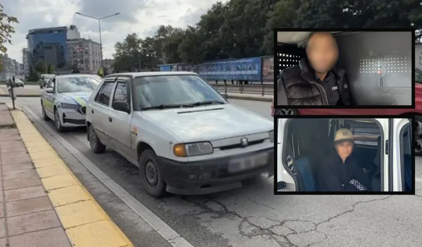 Eskişehir’de uzun süren kovalamaca! Ehliyetsiz sürücünün aracından yasaklı madde çıktı