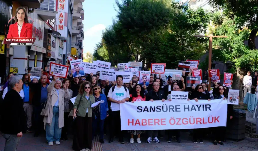 Eskişehir’de yüzlerce kişi sansüre karşı yürüdü: Bu düzene sessiz kalmayacağız