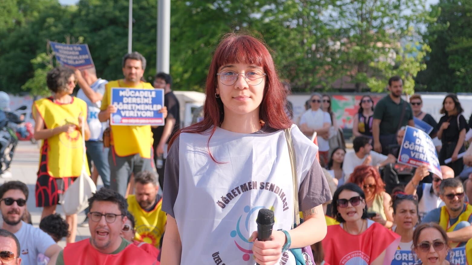 Oturma Eyleminde Ayşen Gürcan'a Seslendiler “Milli Eğitim Komisyonu’nu Toplayın”12