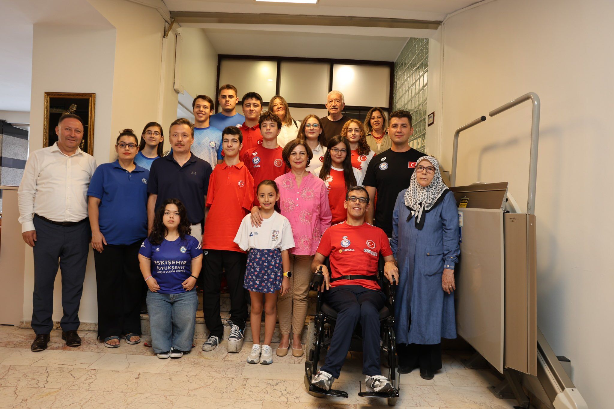 Başkan Ünlüce, Paralimpik Ve Deaf Yüzme Takımı'nı Ağırladı2