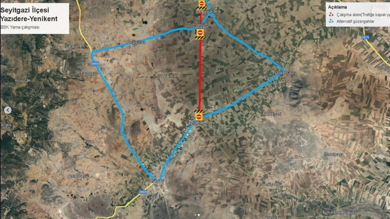 Sürücüler Dikkat! Eskişehir’de O Yol 23 Temmuz’a Kadar Trafiğe Kapalı2
