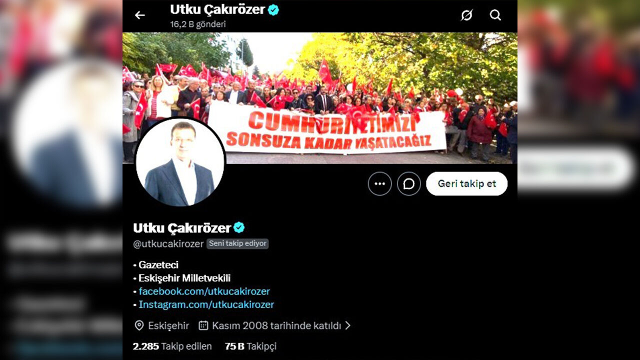 Utku Çakırözer De Sosyal Medya Hesabından “Chp” Ibaresini Kaldırdı2