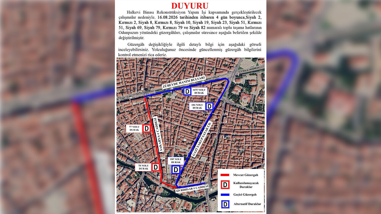 Büyükşehirden Sürücülere Uyarı! O Caddeler 16 19 Ağustos’ta Kapalı Olacak2