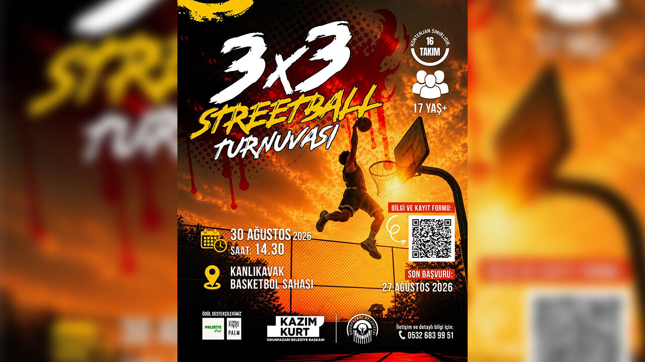 Eskişehir’de 30 Ağustos Zafer Bayramı'na Özel 3X3 Streetball Heyecanı-1
