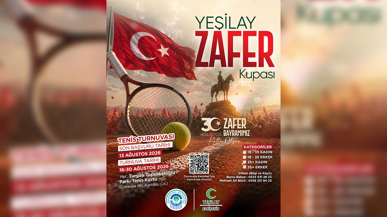Eskişehir'de Yeşilay Zafer Kupası Tenis Turnuvası Için Kayıtlar Başladı2