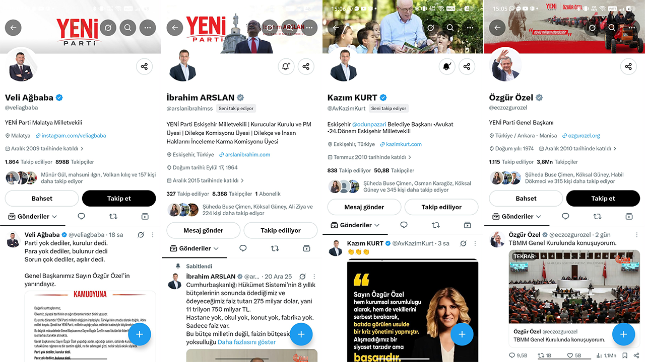 Yeni Parti Tweet 1