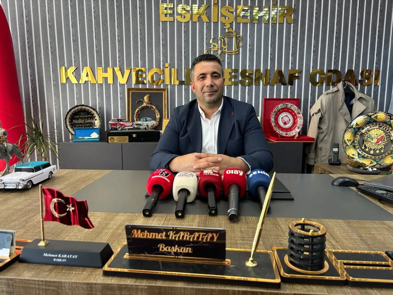 Eskişehir Kahveciler Odası Başkanı Mehmet Karatay Istikbalgazetesi