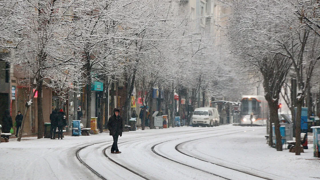 Eskişehir Karlı Hava