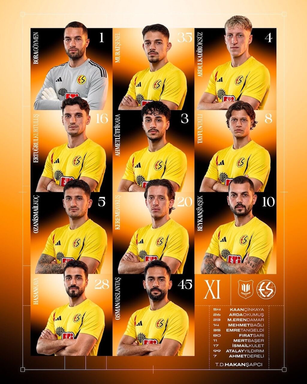 Eskişehirspor Ilk 11