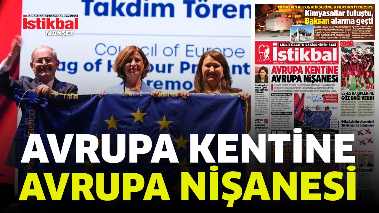 Avrupa şehrine Avrupa nişanesi