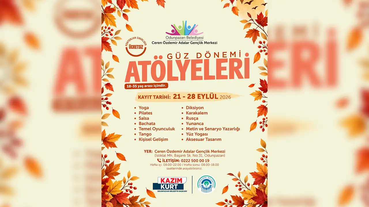Eskişehir’de Gençlerin Ilgisini Çekecek Program! Ücretsiz Atölyeler Başlıyor Istikbalgazetesi-1