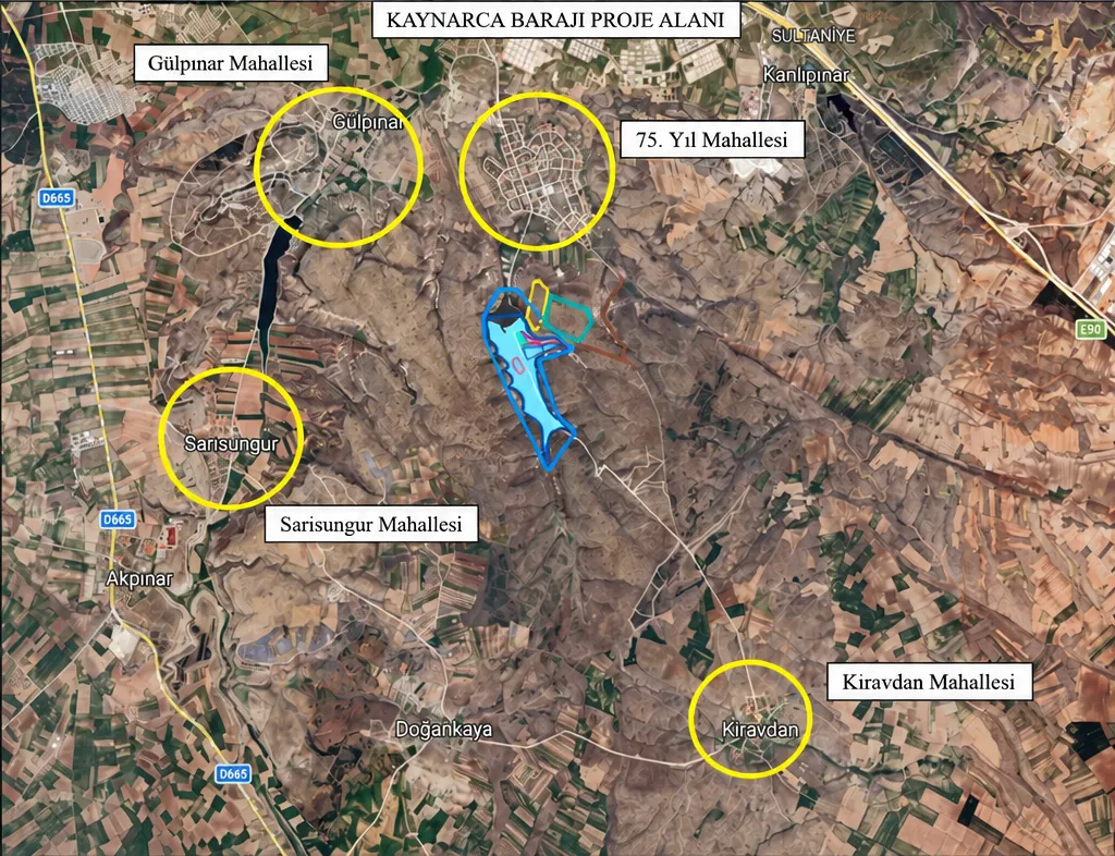 Kaynarca Barajı Proje Alanı