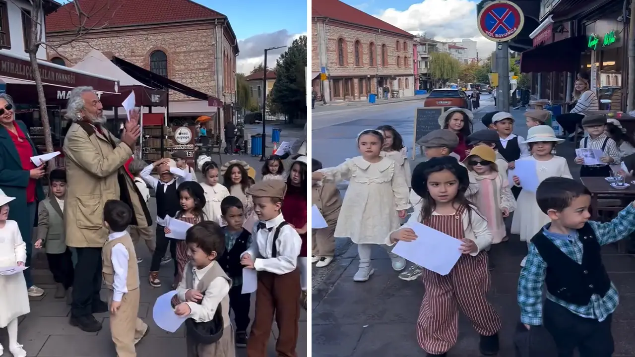 Minik Öğrenciler Cumhuriyet Coşkusunu Odunpazarı’na Taşıdı2 Istikbalgazetesi