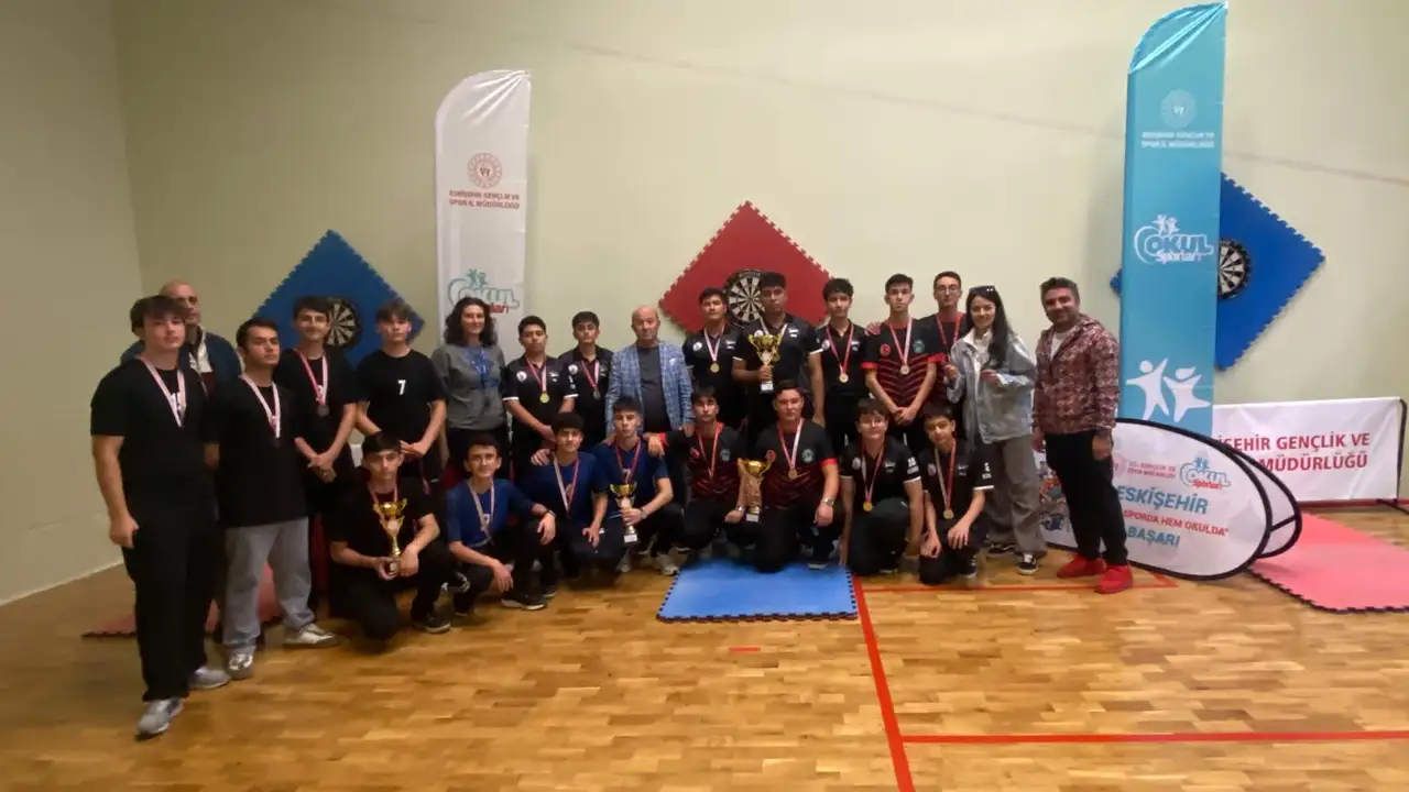 Okul Sporları Dart Genç Erkek Müsabakaları tamamlandı