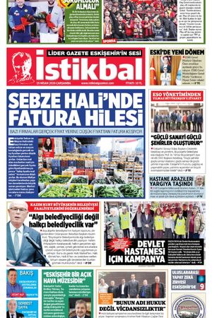 İstikbal Gazetesi 15 Nisan 2026 Manşeti