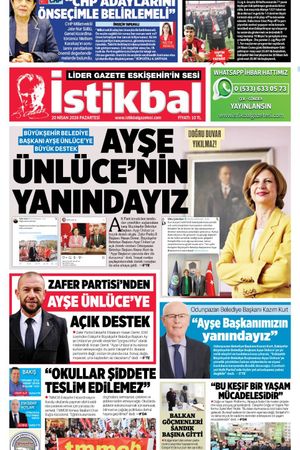 İstikbal Gazetesi 20 Nisan 2026 Manşeti