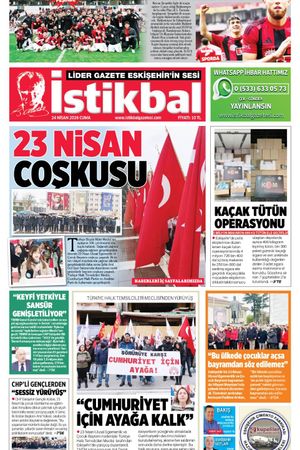 İstikbal Gazetesi 24 Nisan 2026 Manşeti