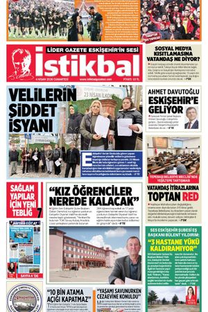 İstikbal Gazetesi 4 Nisan 2026 Manşeti