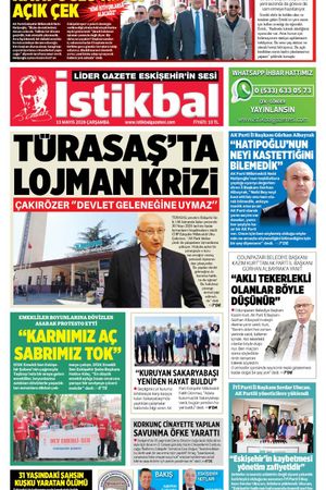 İstikbal Gazetesi 13 Mayıs 2026 Manşeti
