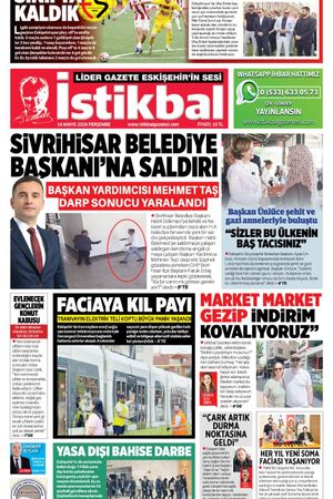 İstikbal Gazetesi 14 Mayıs 2026 Manşeti