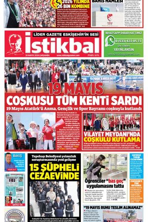 İstikbal Gazetesi 20 Mayıs 2026 Manşeti