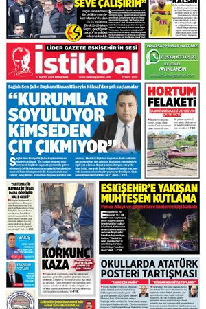 İstikbal Gazetesi 21 Mayıs 2026 Manşeti