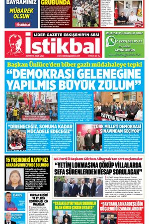 İstikbal Gazetesi 26 Mayıs 2026 Manşeti