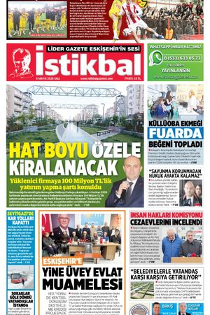 İstikbal Gazetesi 5 Mayıs 2026 Manşeti