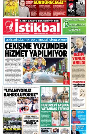 İstikbal Gazetesi 7 Mayıs 2026 Manşeti