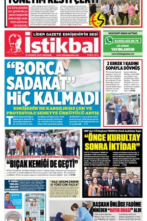 İstikbal Gazetesi 10 Haziran 2026 Manşeti