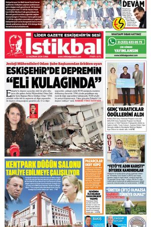 İstikbal Gazetesi 12 Haziran 2026 Manşeti