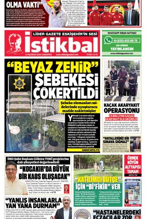 İstikbal Gazetesi 13 Haziran 2026 Manşeti