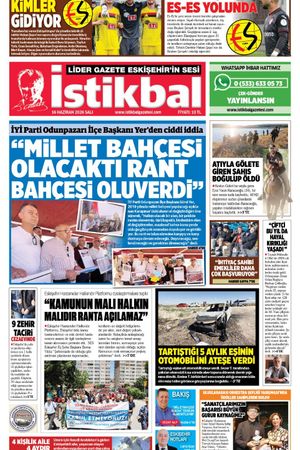 İstikbal Gazetesi 16 Haziran 2026 Manşeti