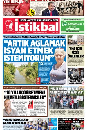 İstikbal Gazetesi 19 Haziran 2026 Manşeti