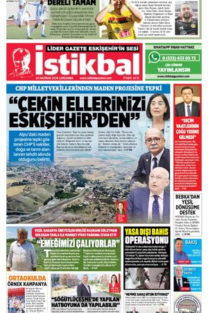 İstikbal Gazetesi 24 Haziran 2026 Manşeti