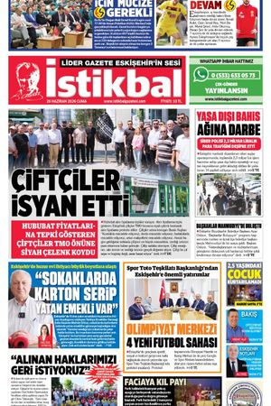 İstikbal Gazetesi 26 Haziran 2026 Manşeti