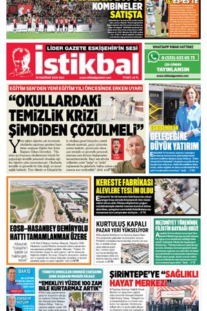 İstikbal Gazetesi 30 Haziran 2026 Manşeti