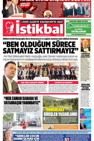 İstikbal Gazetesi 8 Haziran 2026 Manşeti