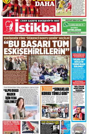 İstikbal Gazetesi 14 Temmuz 2026 Manşeti