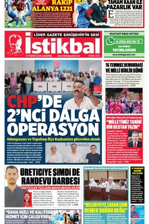 İstikbal Gazetesi 15 Temmuz 2026 Manşeti